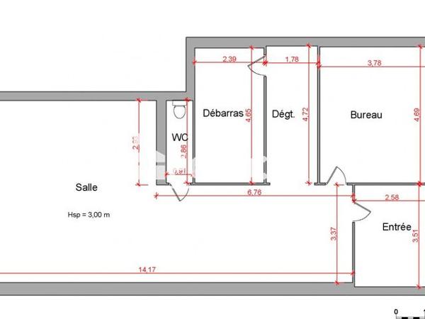 Location Local commercial 3 pièces 97 m² - 38 AVENUE DES SOURCES Avignon 84000