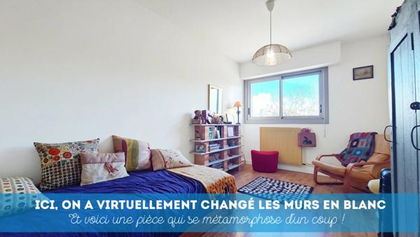 Hyper centre, appartement 2 chambres, terrasse et stationnement : rare à 1 minute de la Brèche