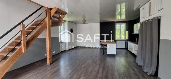Maison 2 ch + studio indép. et dépendances