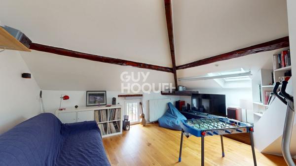 MAISON M6 - CENTRE VILLE DE ROMAINVILLE - CHARME DE L'ANCIEN - SANS TRAVAUX - AVEC PARKING ET JARDIN