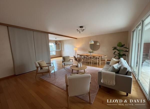 Appartement T3/4 avec balcon, ascenceur, cave et parking