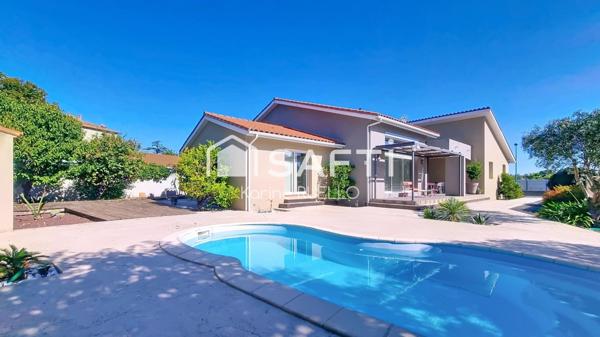 Villa contemporaine 4 faces plain-pied mezzanine