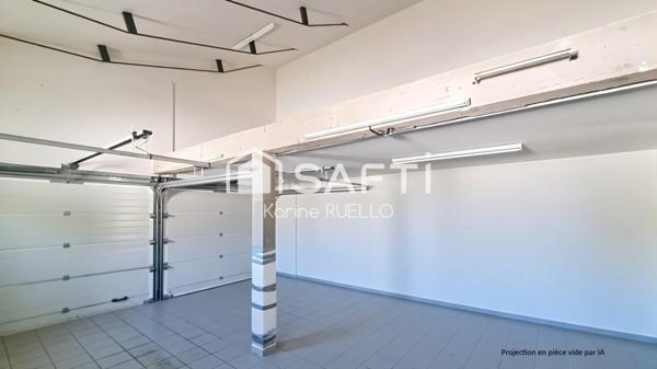 Villa contemporaine 4 faces plain-pied mezzanine