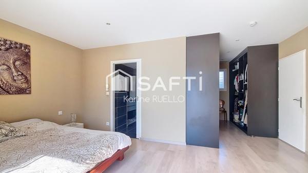 Villa contemporaine 4 faces plain-pied mezzanine