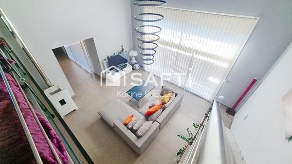 Villa contemporaine 4 faces plain-pied mezzanine