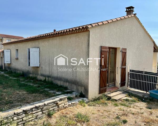 Maison 3 chambres, quartier calme, limite Alès