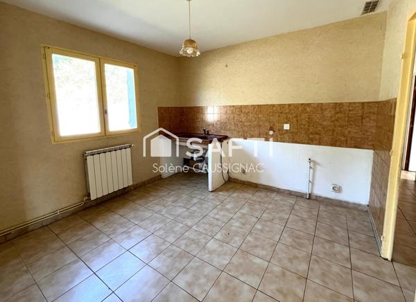 Maison 3 chambres, quartier calme, limite Alès