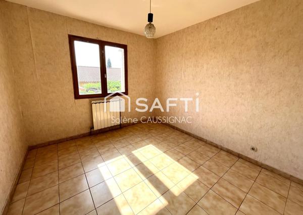 Maison 3 chambres, quartier calme, limite Alès