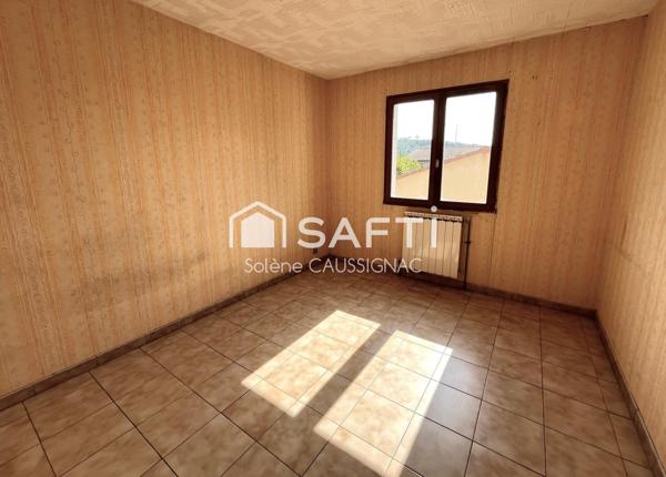 Maison 3 chambres, quartier calme, limite Alès