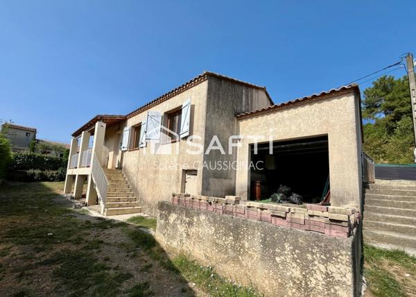 Maison 3 chambres, quartier calme, limite Alès