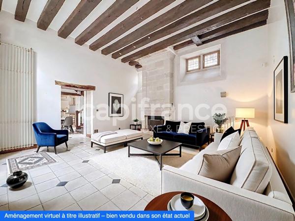 Maison d'exception Tours centre avec garage et jardin