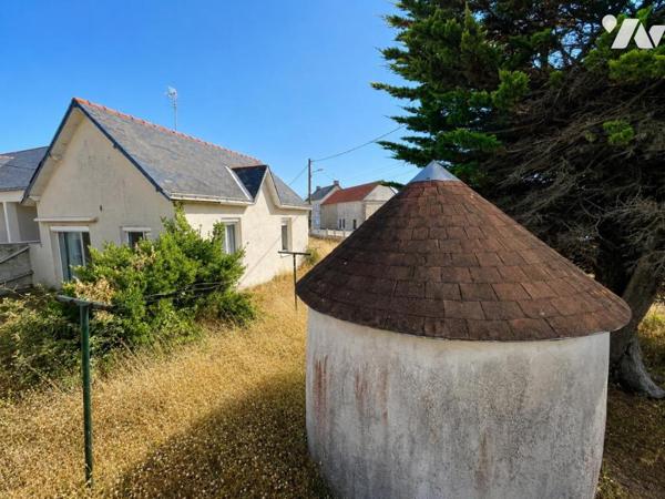 LA TURBALLE (1km du PORT 50 mètres plage des Bretons MAISON 41m²  et garage 22m²  terrain 399m²