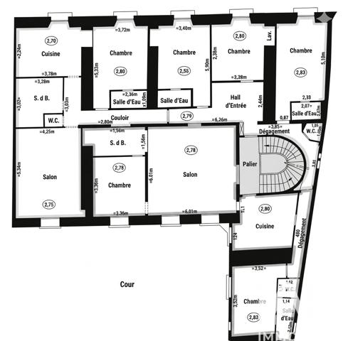 Appartement à vendre 8 pièces 236 m² Rennes