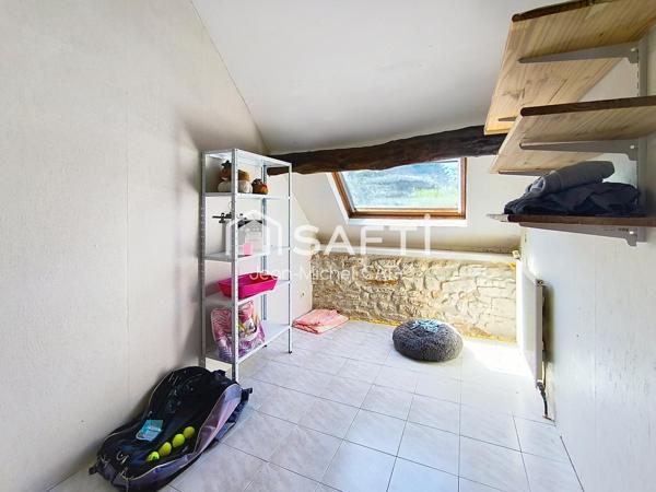 Chateauneuf Val de Bargis, maison en pierre avec 3 chambres et un beau terrain.