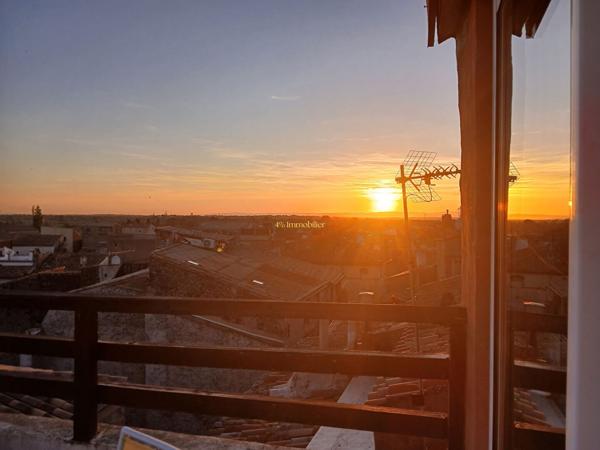 Agde, Maison de ville en pierre . Vue exceptionnelle depuis votre terrasse plein sud