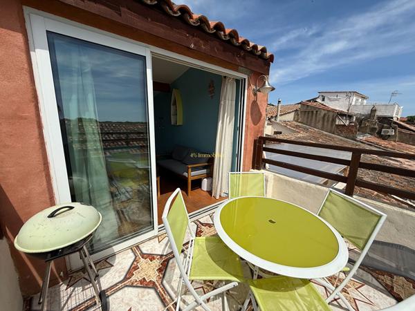 Agde, Maison de ville en pierre . Vue exceptionnelle depuis votre terrasse plein sud
