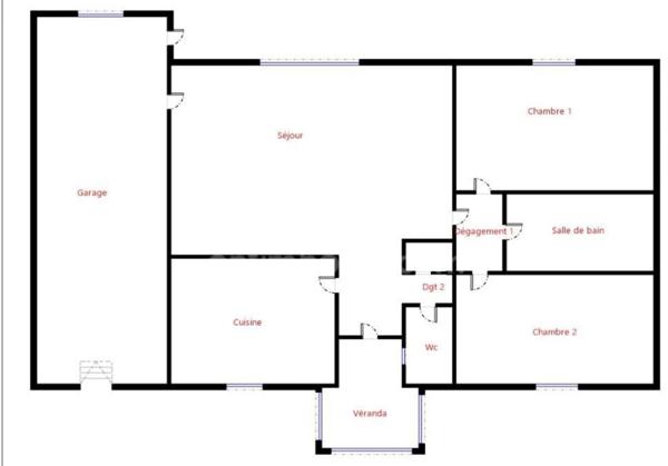 Maison de ville 84 m² SAINT-LYS