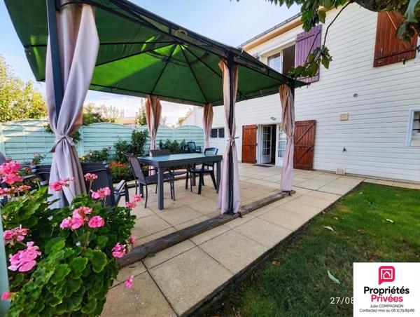 MAISON SUR SOUS-SOL 113 m² - 3 CHAMBRES - GARAGE ET JARDIN ET DEPENDANCES