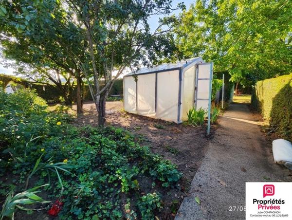 MAISON SUR SOUS-SOL 113 m² - 3 CHAMBRES - GARAGE ET JARDIN ET DEPENDANCES