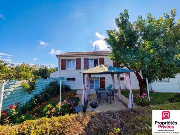 MAISON SUR SOUS-SOL 113 m² - 3 CHAMBRES - GARAGE ET JARDIN ET DEPENDANCES