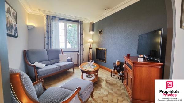 MAISON SUR SOUS-SOL 113 m² - 3 CHAMBRES - GARAGE ET JARDIN ET DEPENDANCES