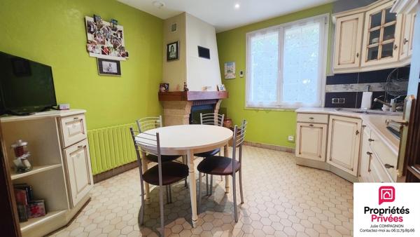 MAISON SUR SOUS-SOL 113 m² - 3 CHAMBRES - GARAGE ET JARDIN ET DEPENDANCES