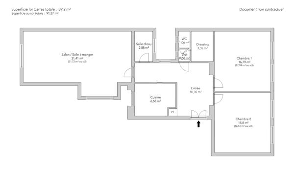 Appartement Paris 16 e - JASMIN