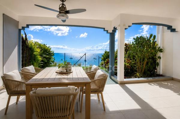 Les Trois-Îlets – T3 face mer de plain-pied – Terrasse, jardin & plage à pied – Résidence de standing – Martinique 972 - Appartement a vendre