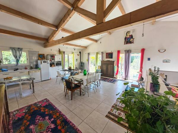 🎨 Rare ! Villa d'architecte sans vis-à-vis : Séjour XXL, atelier de 30 m² et vue à 180° sur 3300 m² de nature.