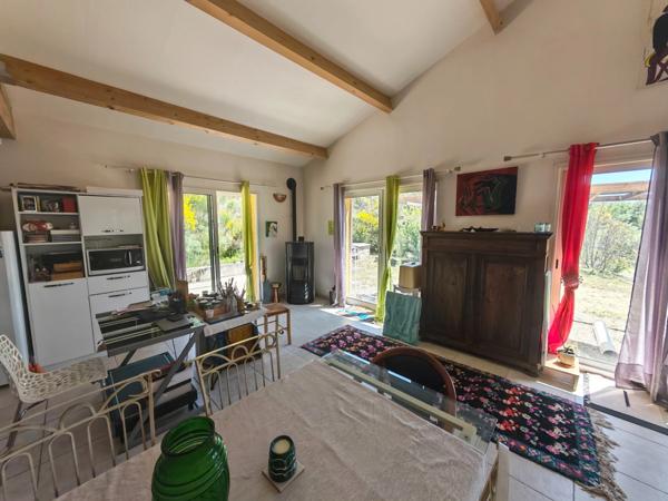 🎨 Rare ! Villa d'architecte sans vis-à-vis : Séjour XXL, atelier de 30 m² et vue à 180° sur 3300 m² de nature.