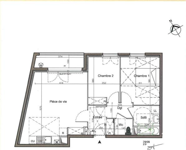 Appartement à vendre 3 pièces 59 m² Gretz-Armainvilliers