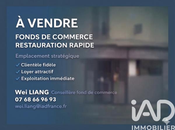 Restauration rapide à vendre 35 m² Ivry-sur-Seine