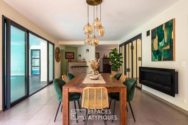 Villa contemporaine dans un écrin de verdure
