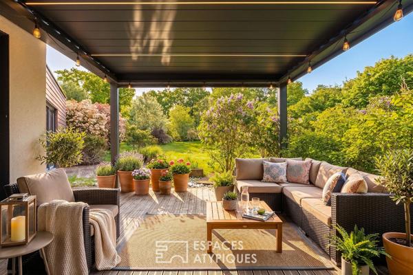 Villa contemporaine dans un écrin de verdure