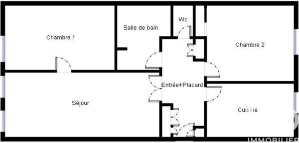 Appartement à vendre 3 pièces 65 m² Villejuif