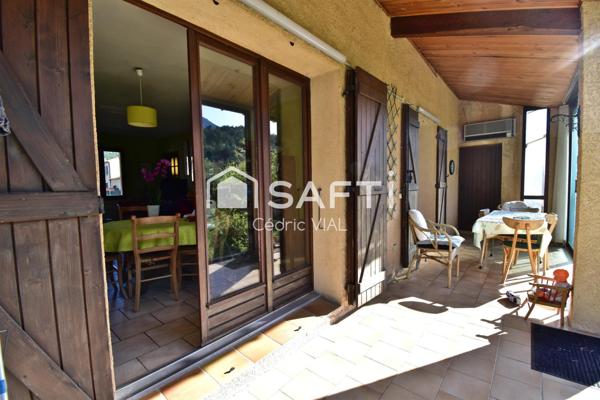 Villa T4 avec vue, véranda et garage à Digne 04