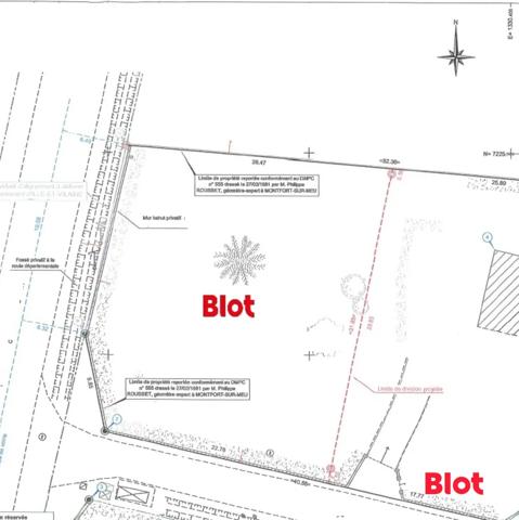 Terrain 776m²