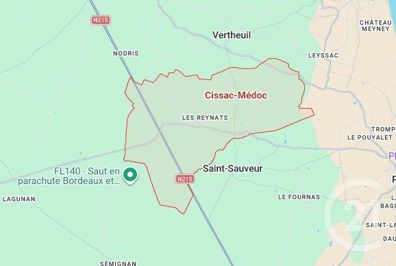 Terrain à vendre  830 m 2   CISSAC MEDOC  - 33