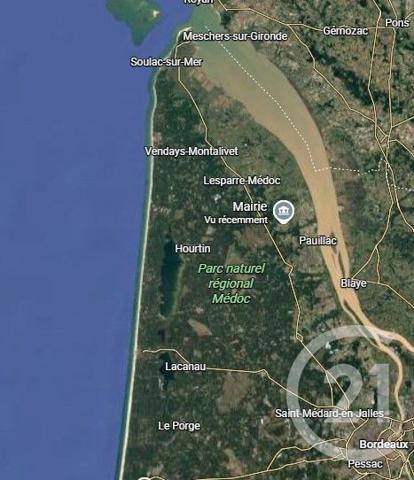 Terrain à vendre  830 m 2   CISSAC MEDOC  - 33