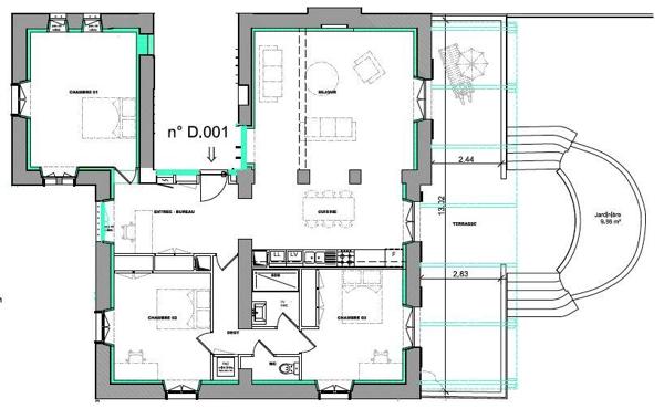Appartement à vendre 4 pièces 110 m² Le Pont-de-Claix