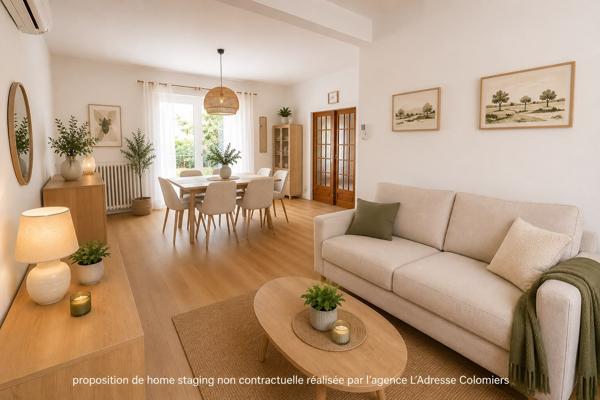 COLOMIERS : Maison individuelle plain-pied 93m² + garage 50m²