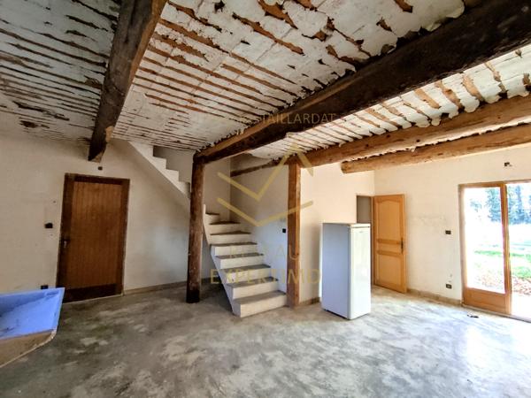 MAS EN CAMPAGNE INDIVIDUEL A RENOVER AVEC HANGAR SUR 8 440M2