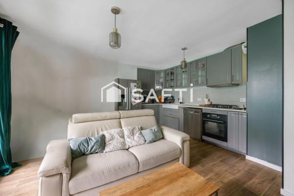 Appartement deux pièces avec un extérieur au calme