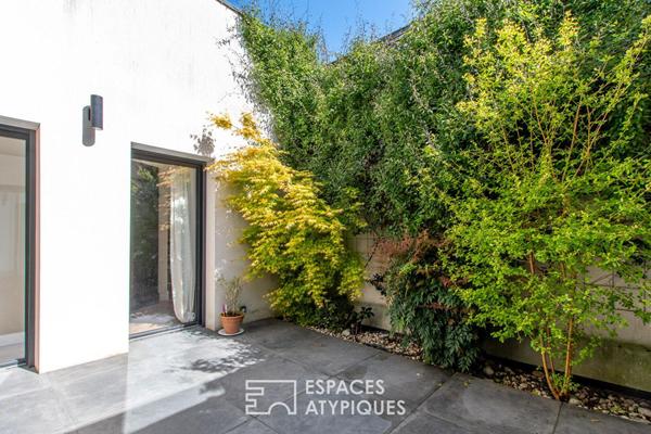 Maison esprit loft avec patio et garage