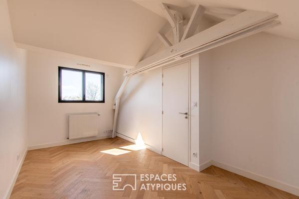 Maison esprit loft avec patio et garage