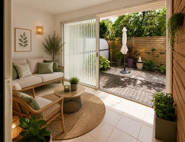 Appartement T2 en rez-de-chaussée avec extérieur, cave et stationnement – Royan