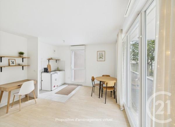 Appartement F1 à vendre  1 pièce - 31,58 m2 BAGNEUX - 92