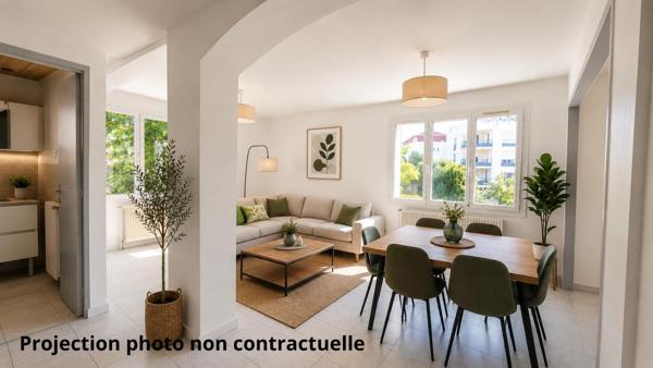 Appartement T4 lumineux avec deux balcons Valence