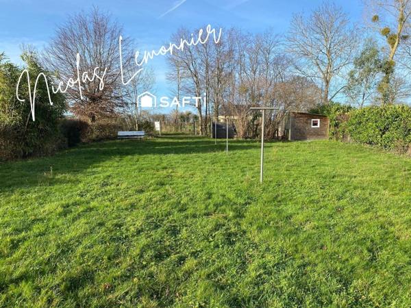 Terrain de 662m² constructible à Bavent