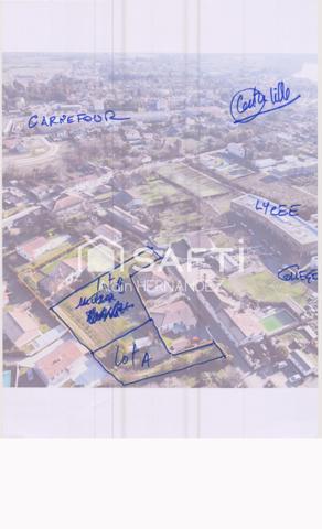 RARE à Cazères – Terrain constructible en centre-ville avec gros potentiel !